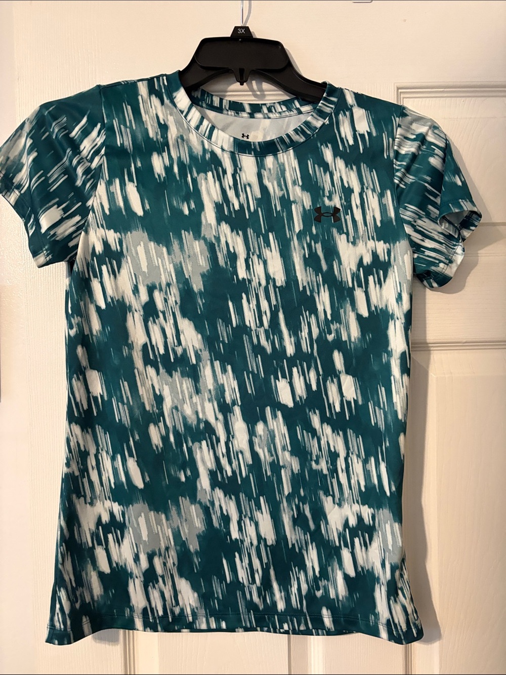 Under Armour Teal & White Performance Short Sleeve Tee